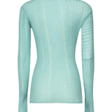 Maglia Vallelunga asimmetrica <BR/> 104766 A1NDT65 PINKO 