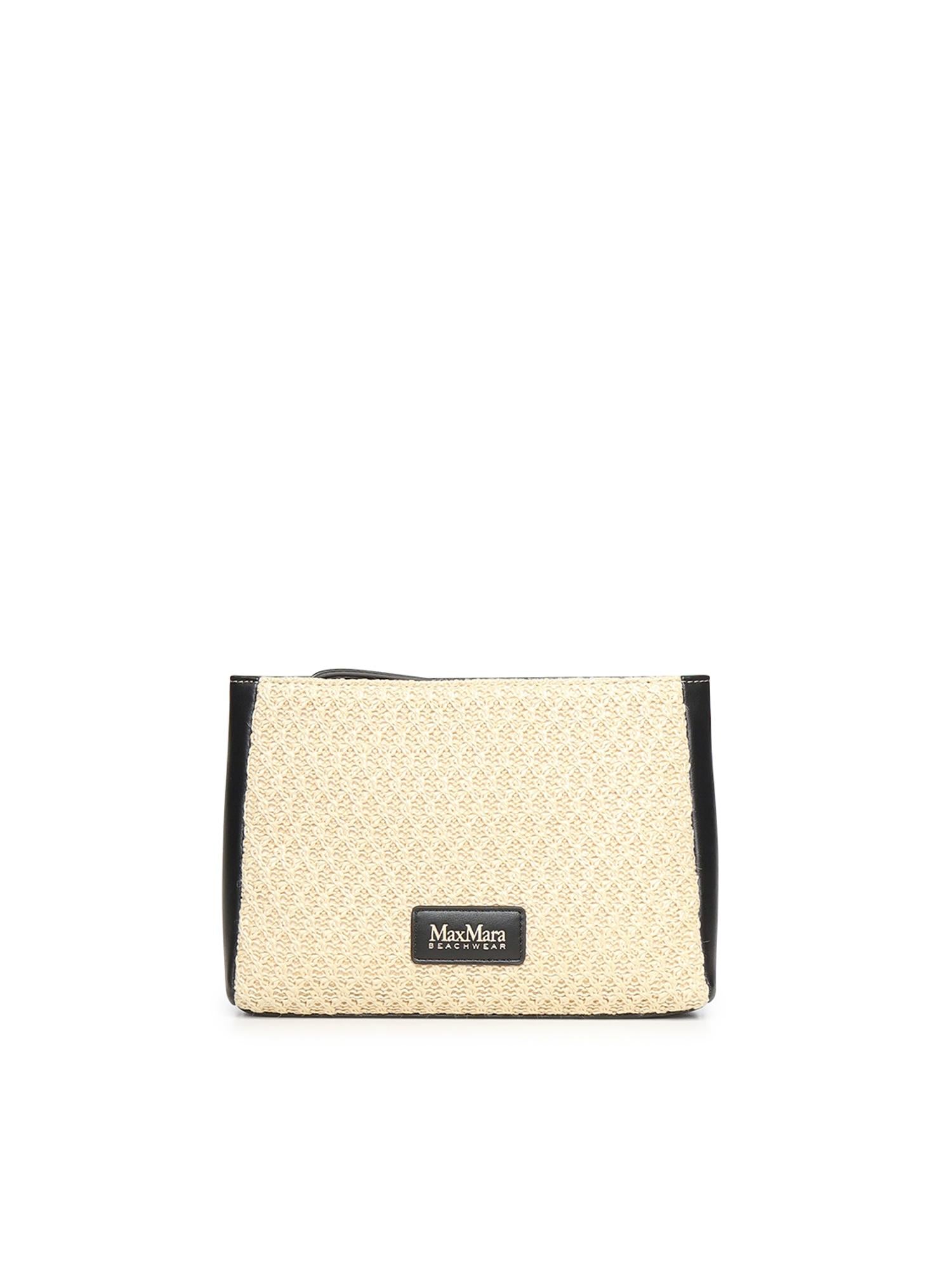 Clutch Mambo in rafia 2616511089600 001 MAX MARA 