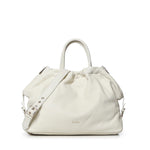 Borsa in pelle con logo BIBP9E701 AVORIO BIASIA 
