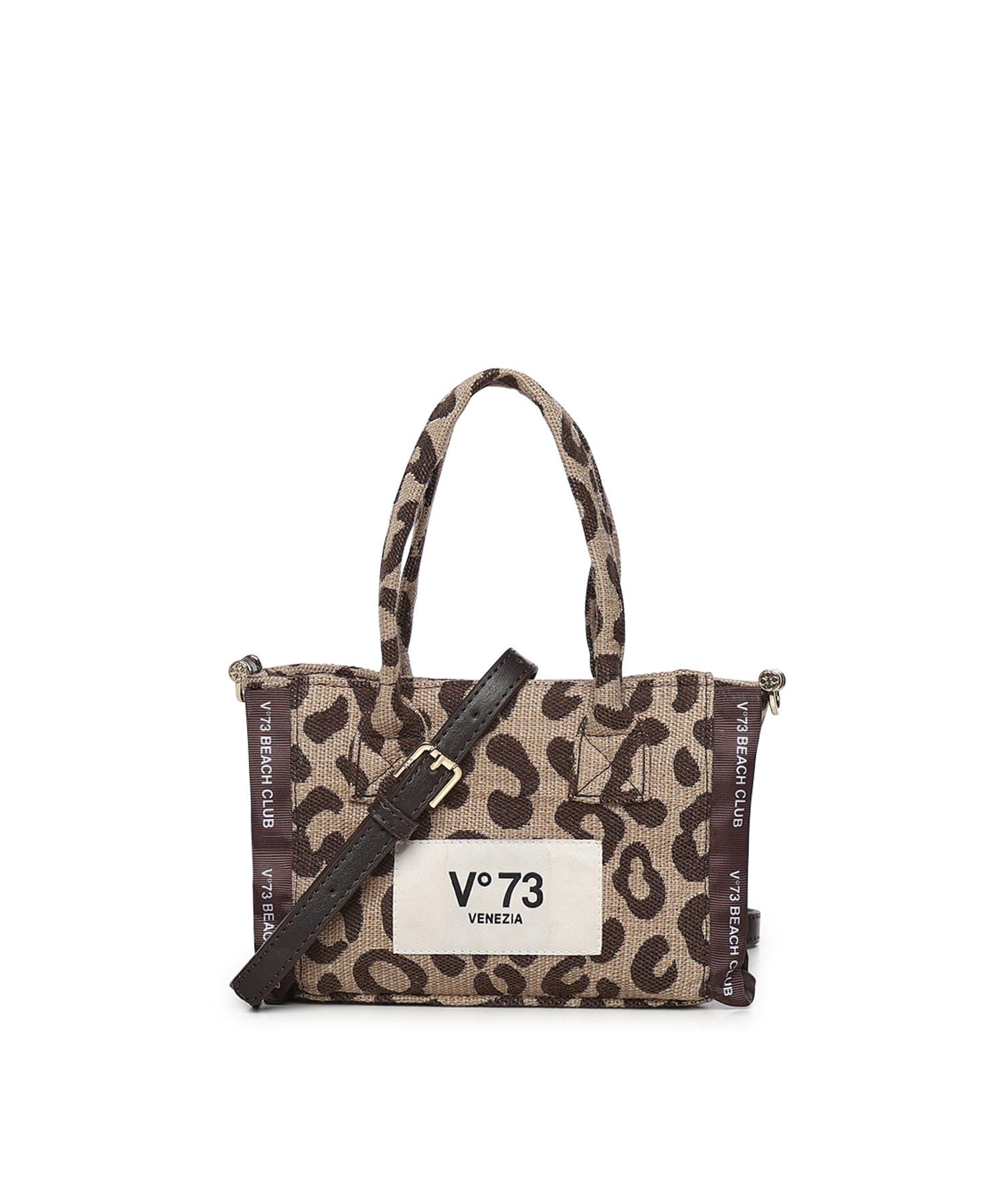 Mini bag Milene con logo 73BS9MV03M ILENEBEIGE/MORO V° 73 
