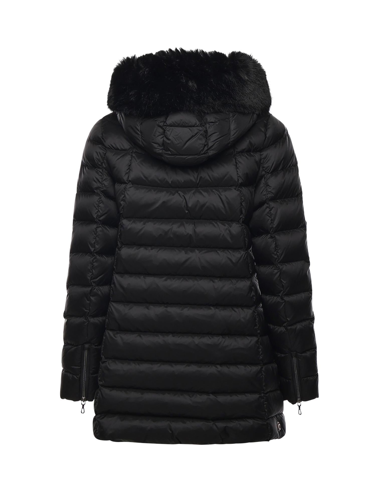 Piumino a trapezio con pelliccia sintetica 2233E 2YO99 COLMAR ORIGINALS 