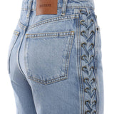 Jeans twisted lacing in denim 115169 1321 ROTATE 