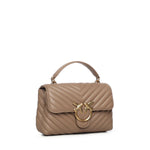 Borsa a mano piccola Love Bag Puff in nappa matelassé 100044 A0GKD01Q PINKO 