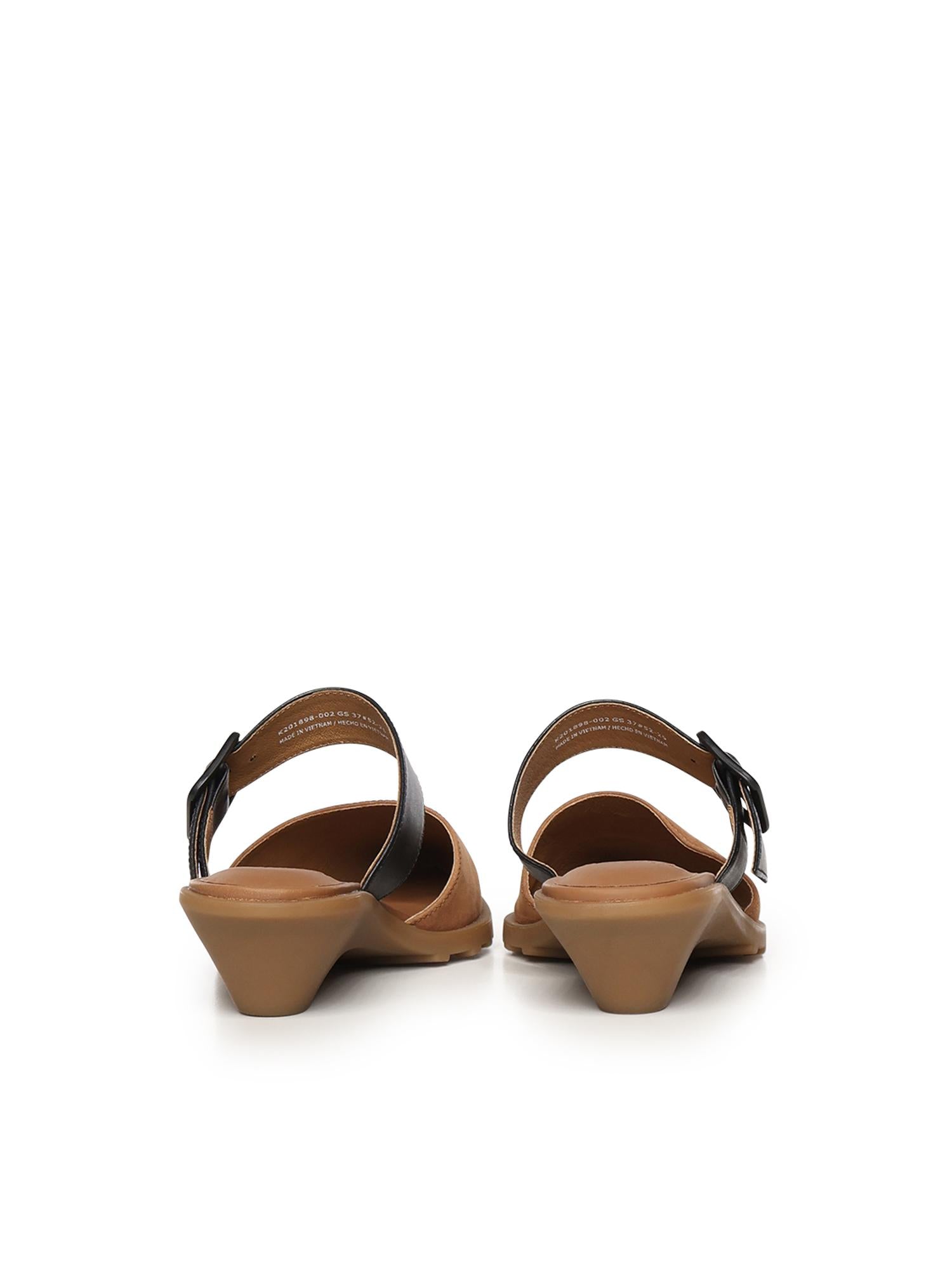 Mule Anita in nabuk e pelle K201898 002 CAMPER 