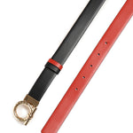 Cintura reversibile con Gancini<BR/> 230372 780478004 FERRAGAMO 