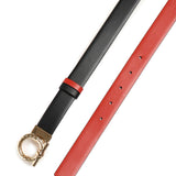 Cintura reversibile con Gancini<BR/> 230372 780478004 FERRAGAMO 