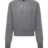 Maglia con logo in lana 105417 A18MII2 PINKO 