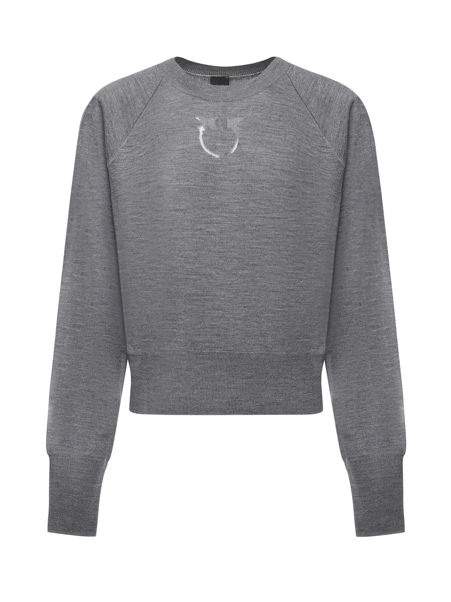 Maglia con logo in lana 105417 A18MII2 PINKO 