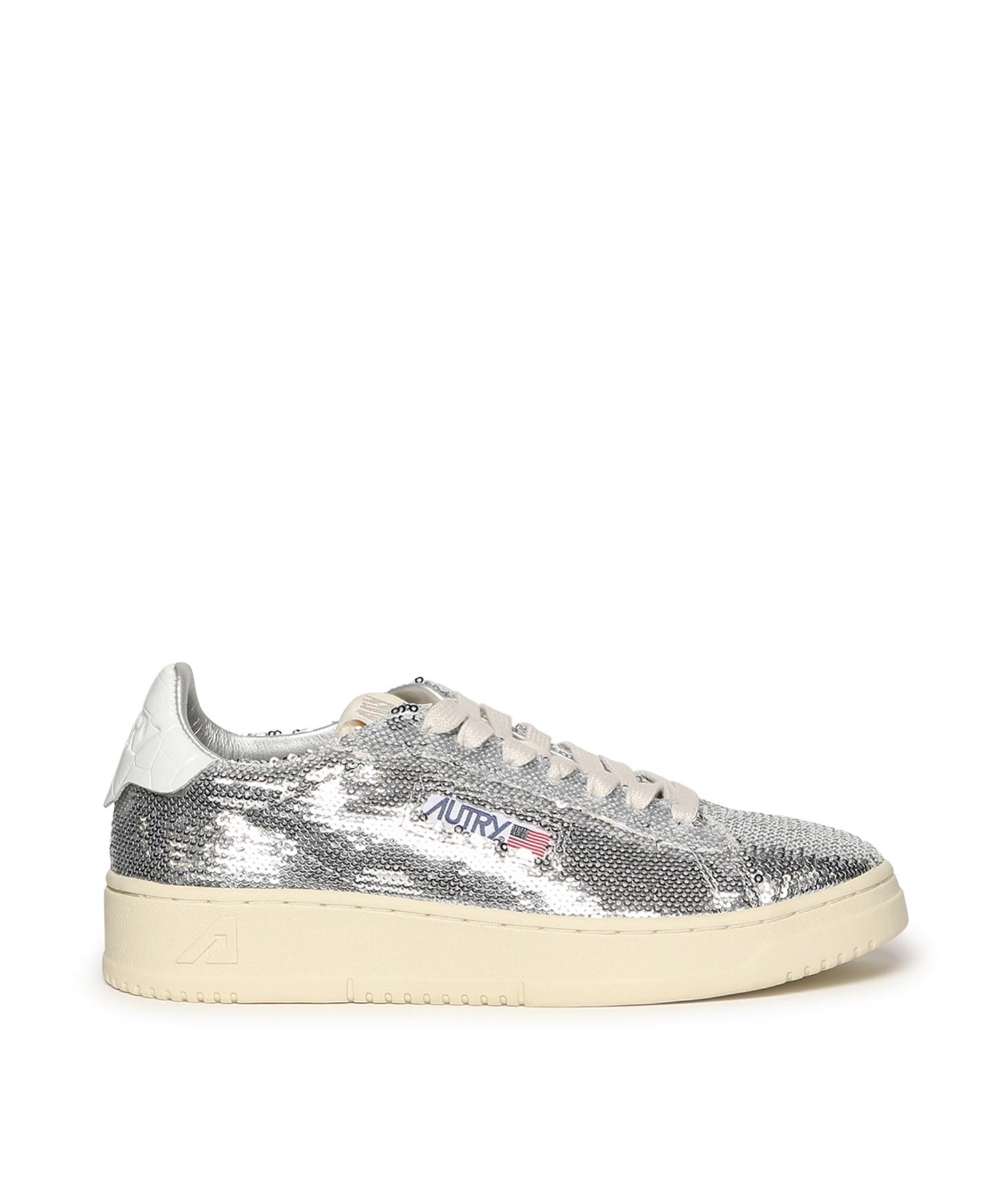 Sneakers Dallas low 'Sparkling' in paillettes<BR/> ADLW TI05 AUTRY 