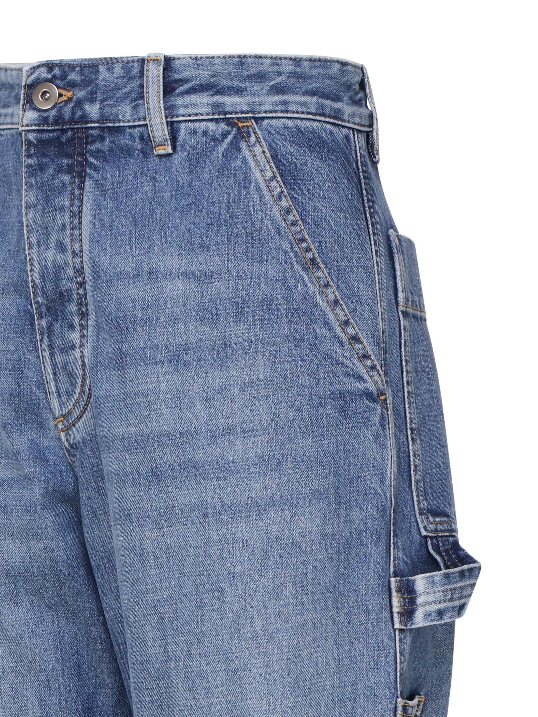 Pantaloni cargo in denim Vintage Indigo 793538 V42W04715 BOTTEGA VENETA 