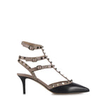 Slingback Rockstud in pelle liscia 6W2S0375 VODN91 VALENTINO GARAVANI 