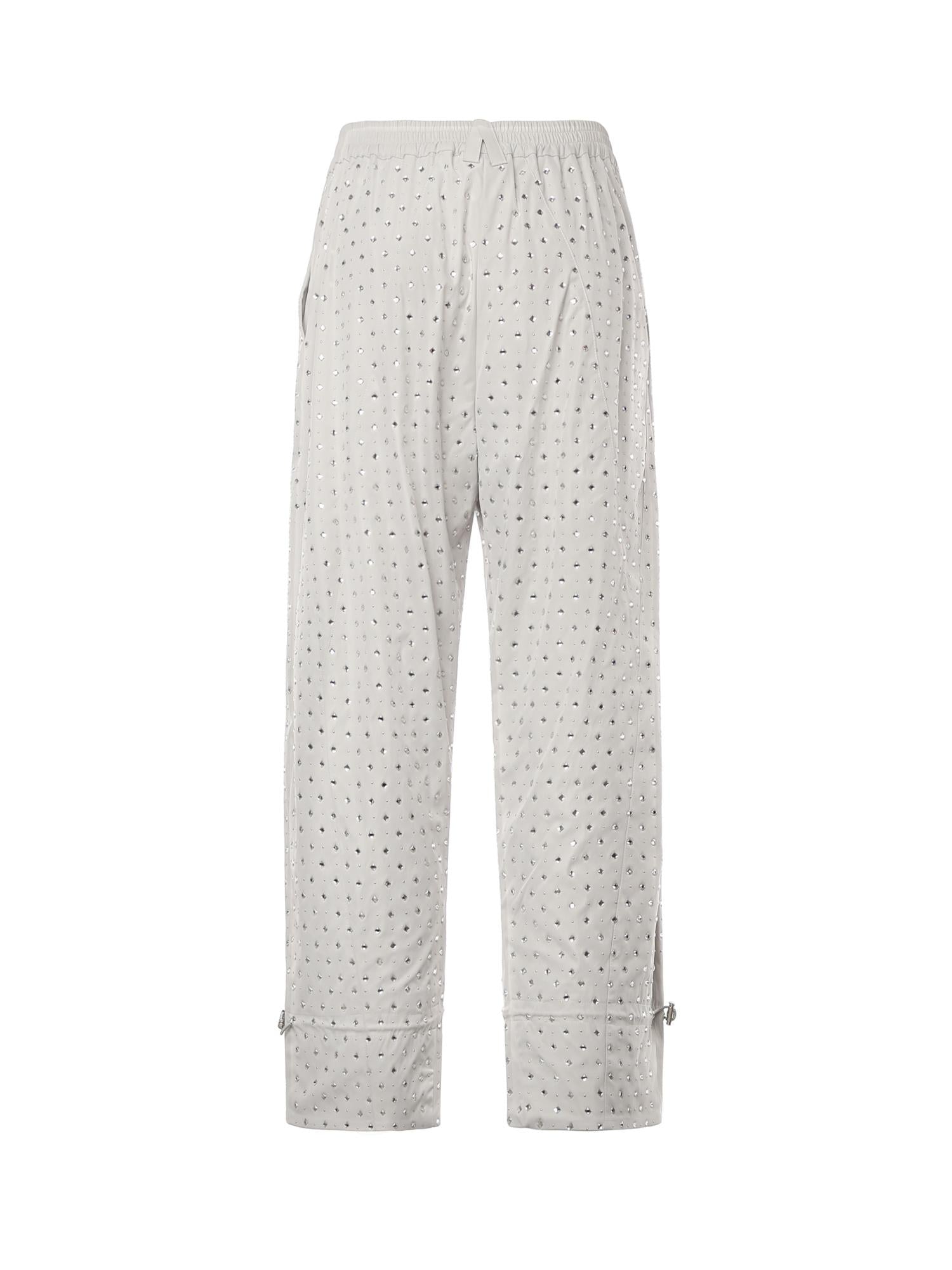 Pantaloni con strass e borchie 105984 A2XXK14 PINKO 