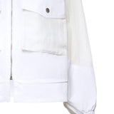 Giacca tecnica con inserti trasparenti 106592 A325Z04 PINKO 