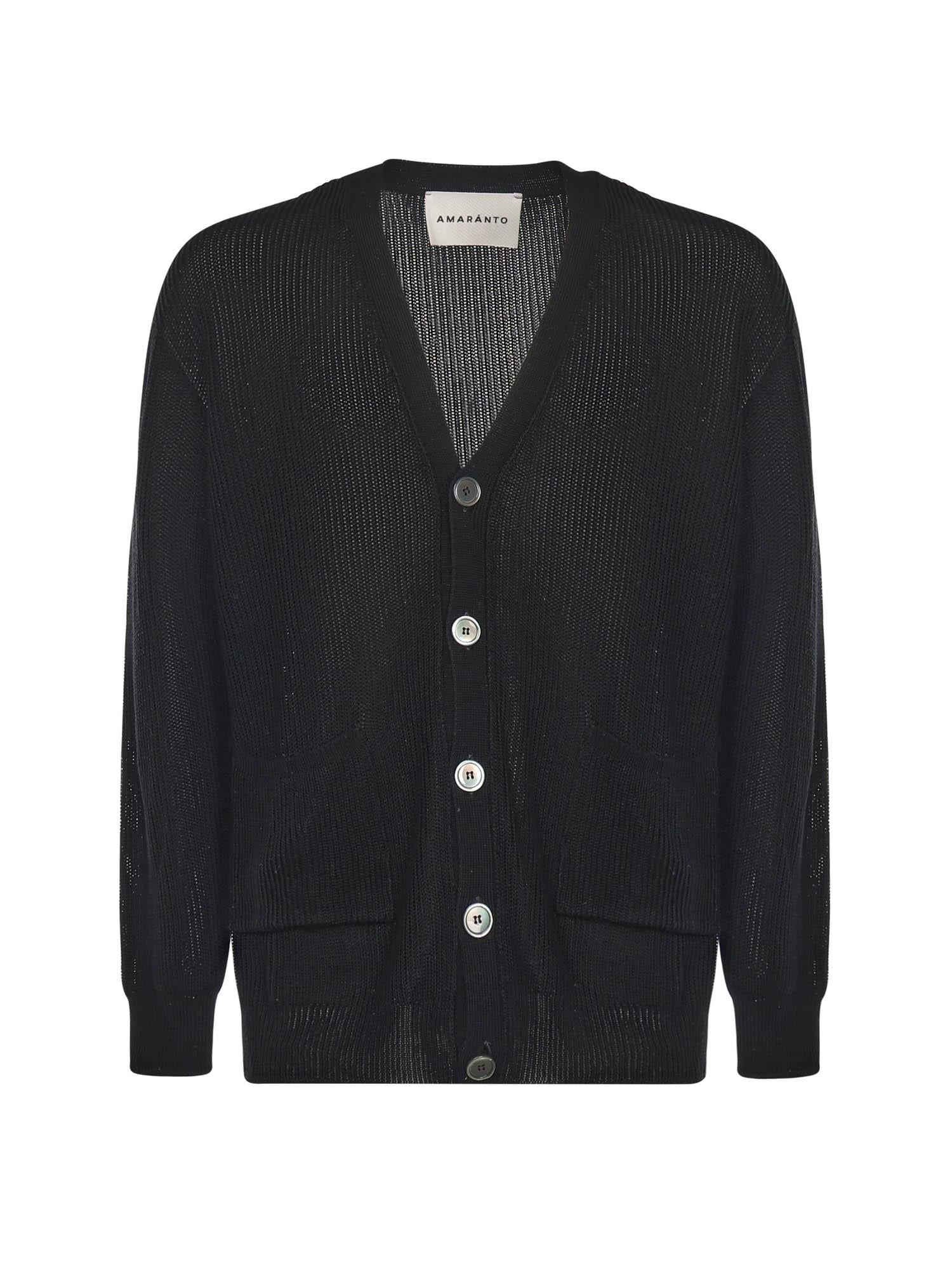 Cardigan in cotone B9D0010 99 AMARANTO 