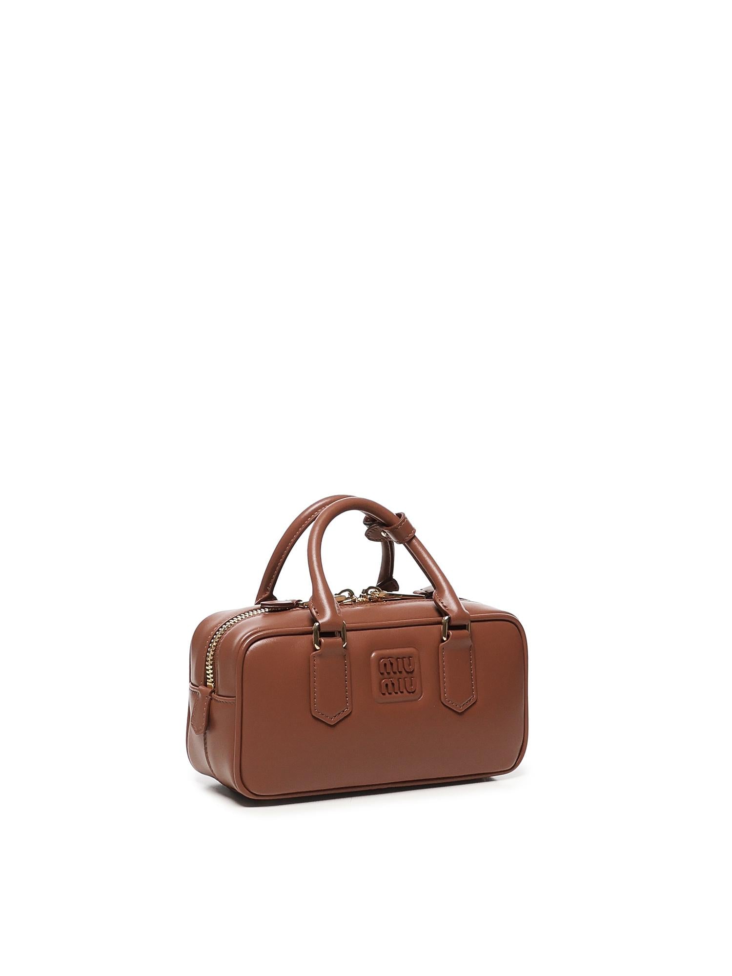 Borsa Arcadie in pelle regular 5BB142 ACR3F0033 MIU MIU 