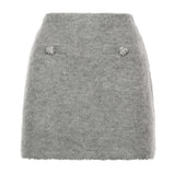 Minigonna in maglia<BR/> RS26123SK GR SELF-PORTRAIT 