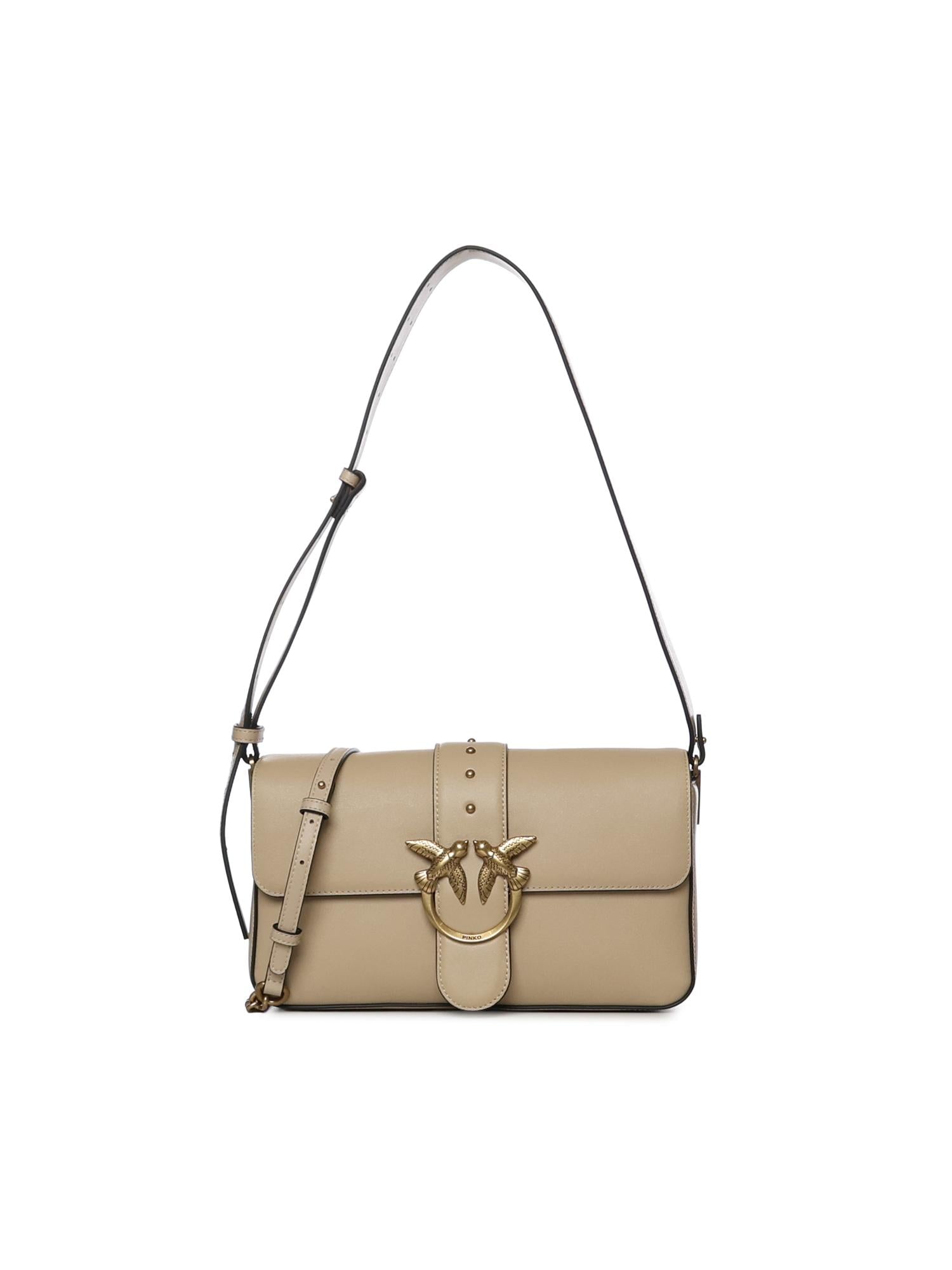 Borsa media a spalla Love Bag in pelle 104524 A0QOC50Q PINKO 