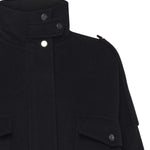 Caban in panno double con collo alto<BR/> 105341 A2XMZ99 PINKO 