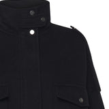 Caban in panno double con collo alto<BR/> 105341 A2XMZ99 PINKO 