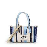 Mini bag con logo 73BS9MV03R ILENEAZZURRO/MULTICOLOR V° 73 