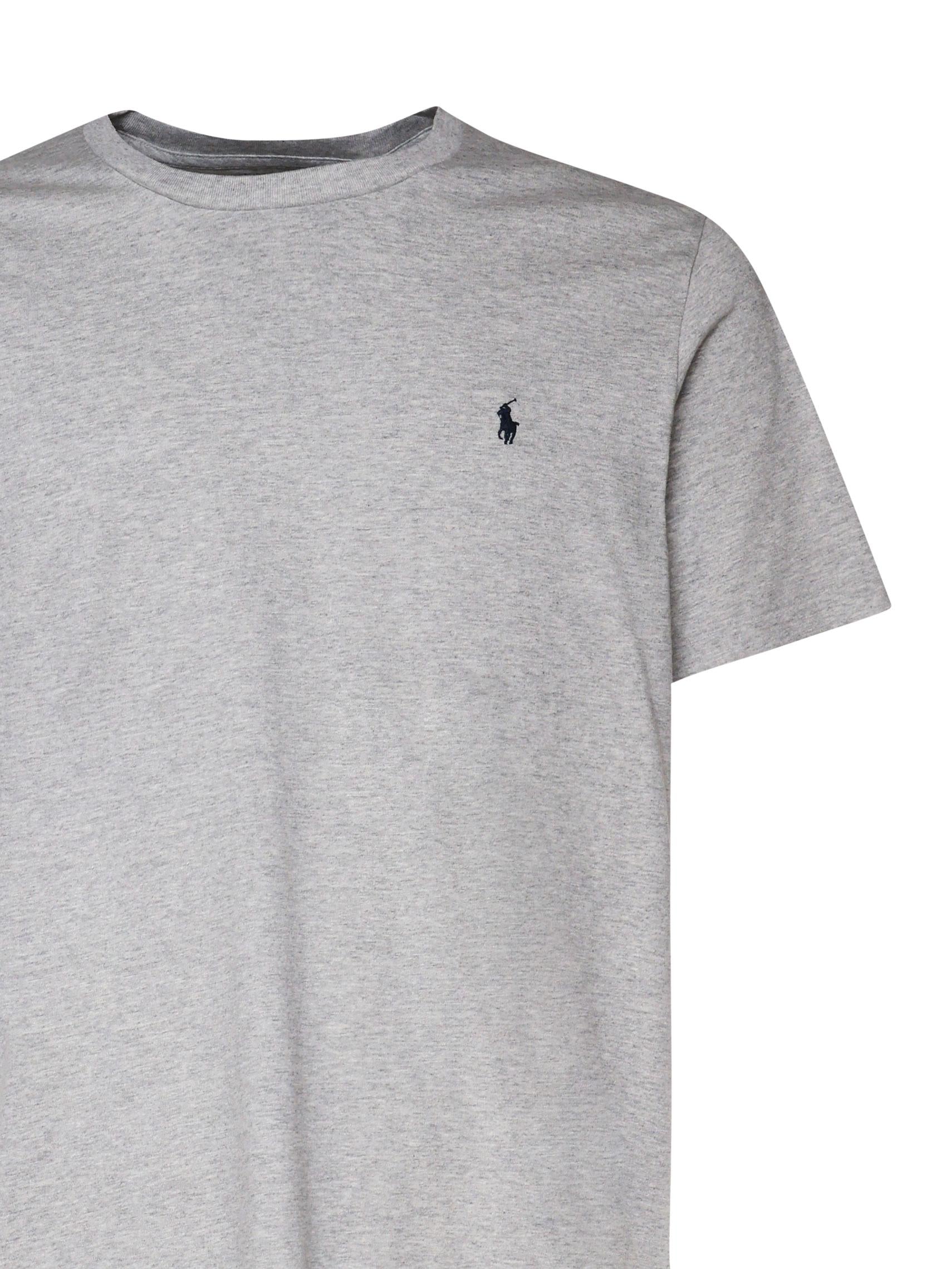 T-shirt in cotone con logo<BR/> 714844756 003 POLO RALPH LAUREN 