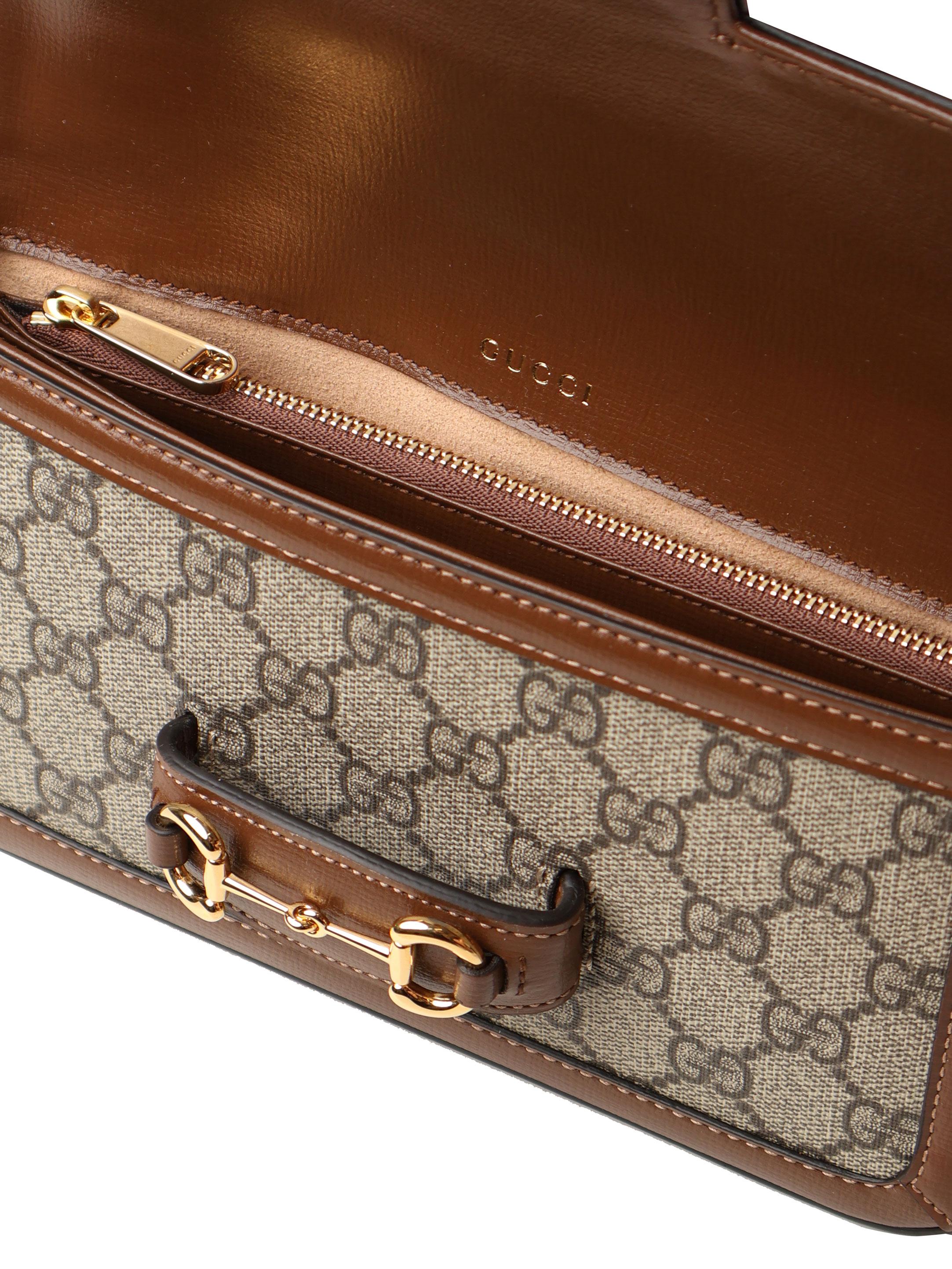 Borsa a spalla Gucci Horsebit 1955 752002 92TCG8563 GUCCI