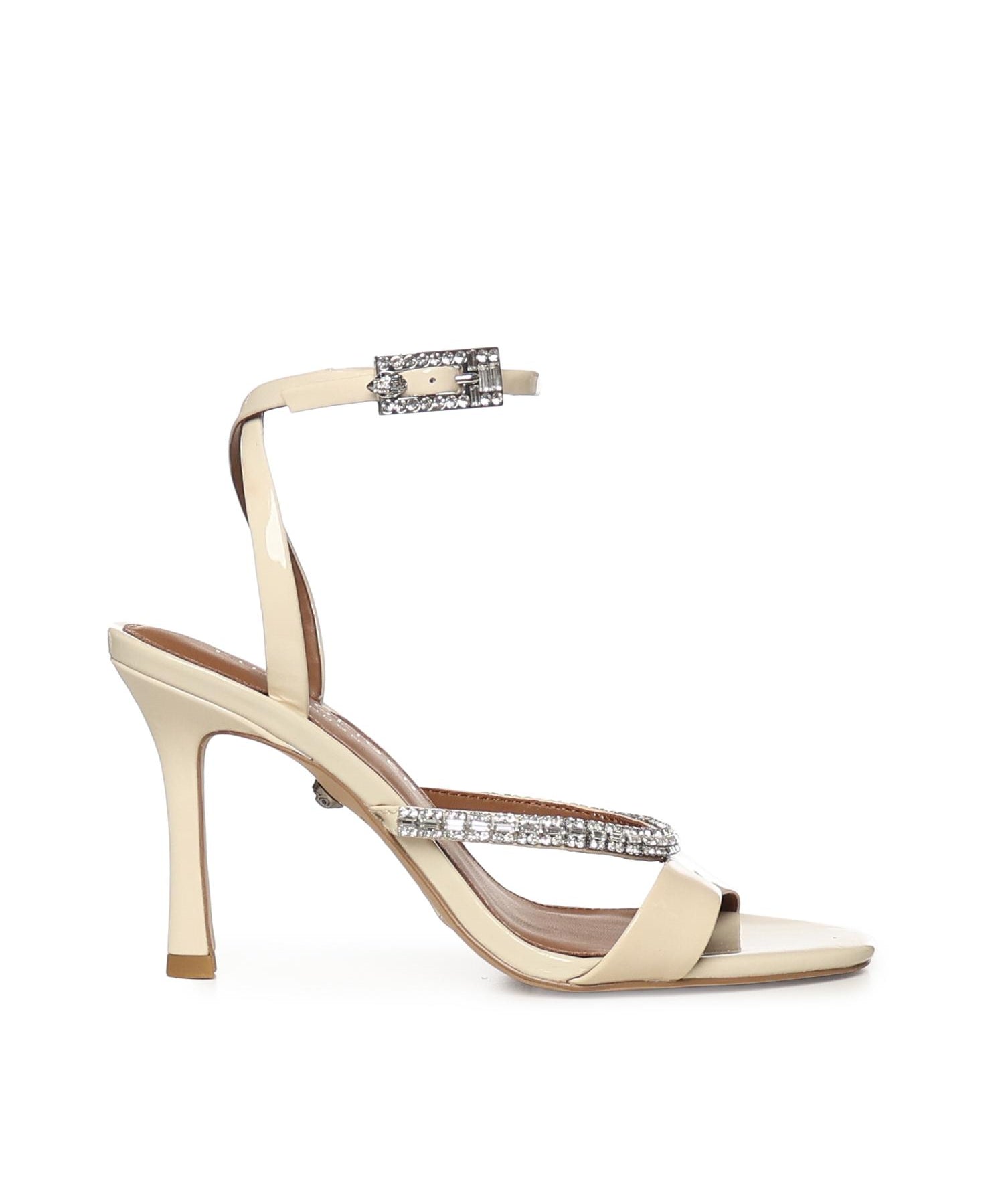 Sandali in vernice con cristalli 5393742309 CREAM KURT GEIGER 