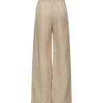 Pantaloni in chambray FF jacquard<BR/> FLP869 ASMFF1SAZ FENDI 