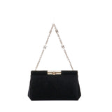 Borsa a spalla Marlene media in velluto BB7620 A419580999 DOLCE & GABBANA 