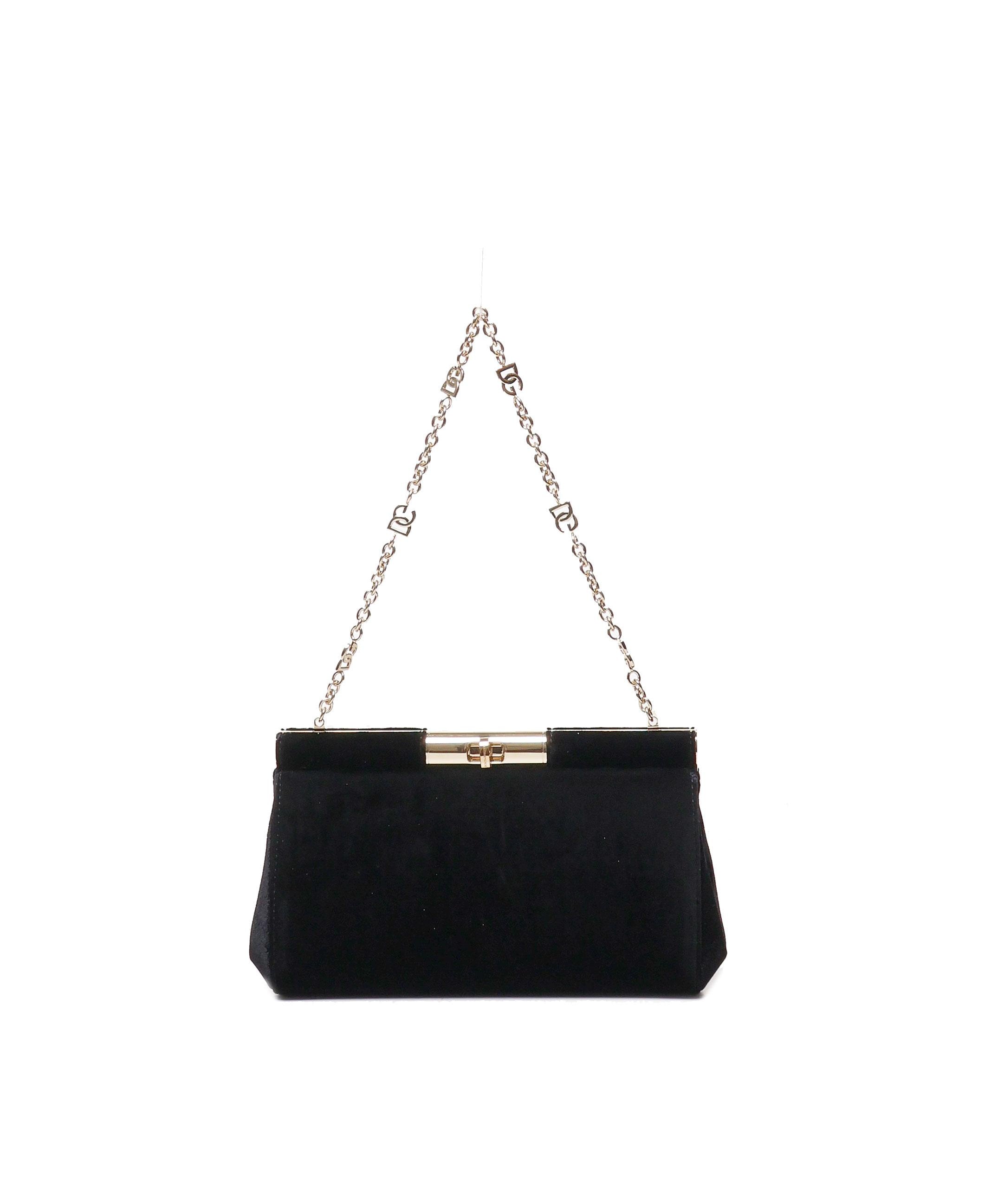 Borsa a spalla Marlene media in velluto BB7620 A419580999 DOLCE & GABBANA 