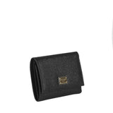 Portafogli in pelle con logo plaque BI0770 A100180999 DOLCE & GABBANA 