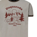 T-shirt con stampa S74GD1390 D20035850 DSQUARED2 