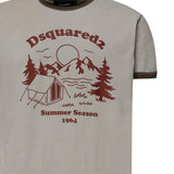 T-shirt con stampa S74GD1390 D20035850 DSQUARED2 