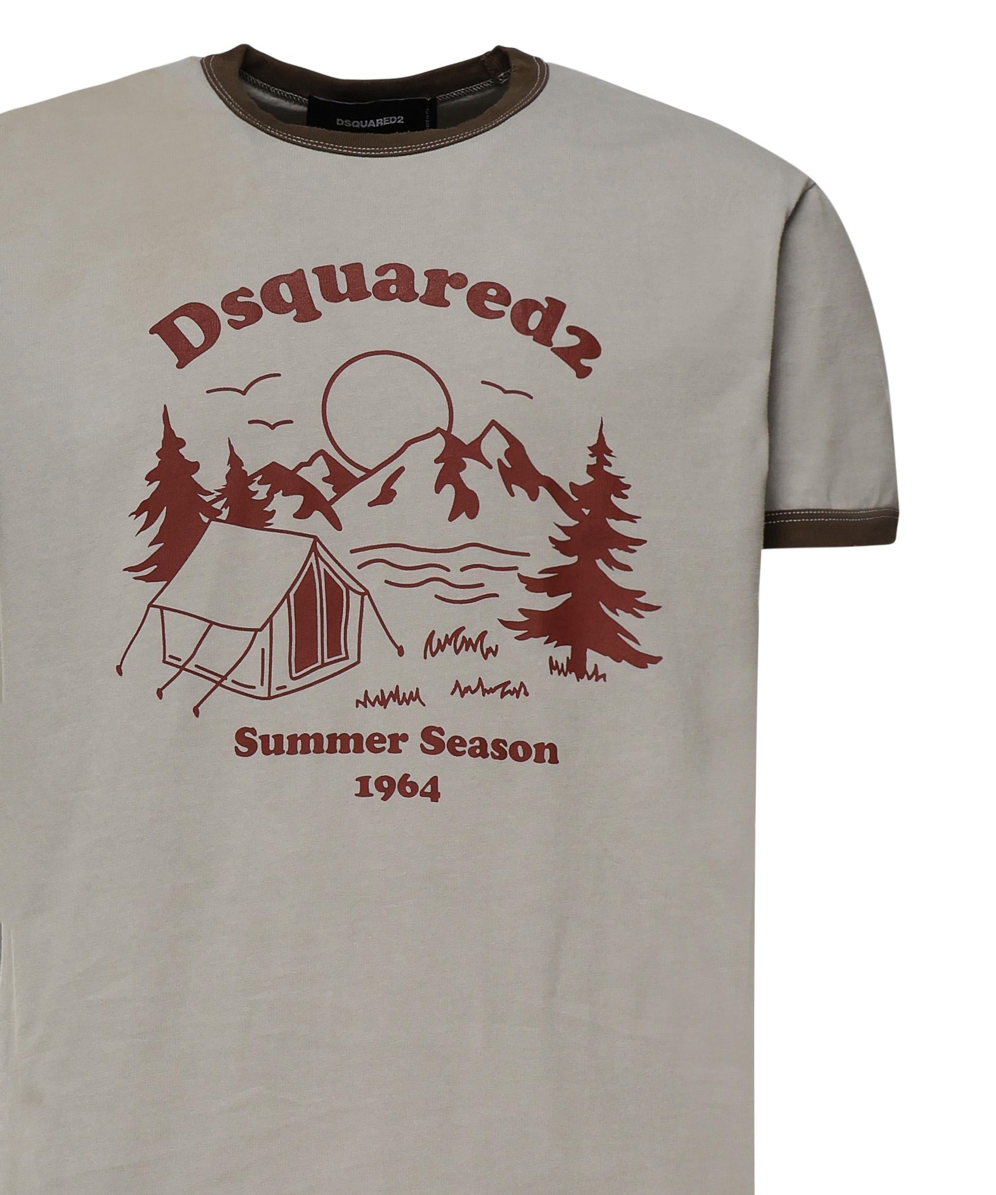 T-shirt con stampa S74GD1390 D20035850 DSQUARED2 