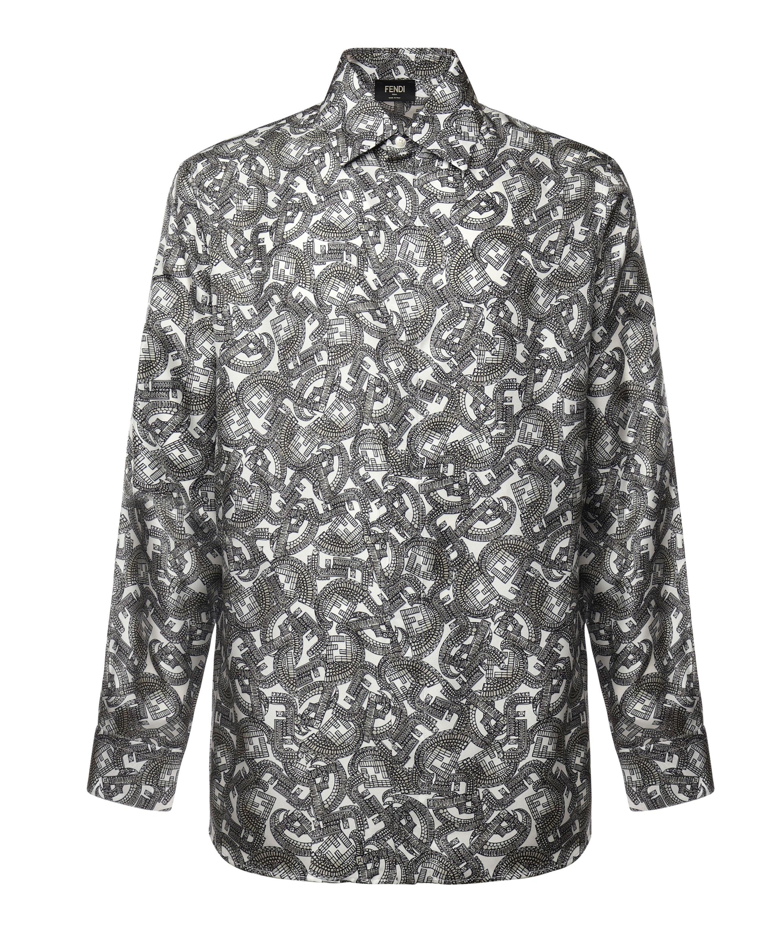 Camicia Diamond in seta FS1038 ASETF1P39 FENDI 