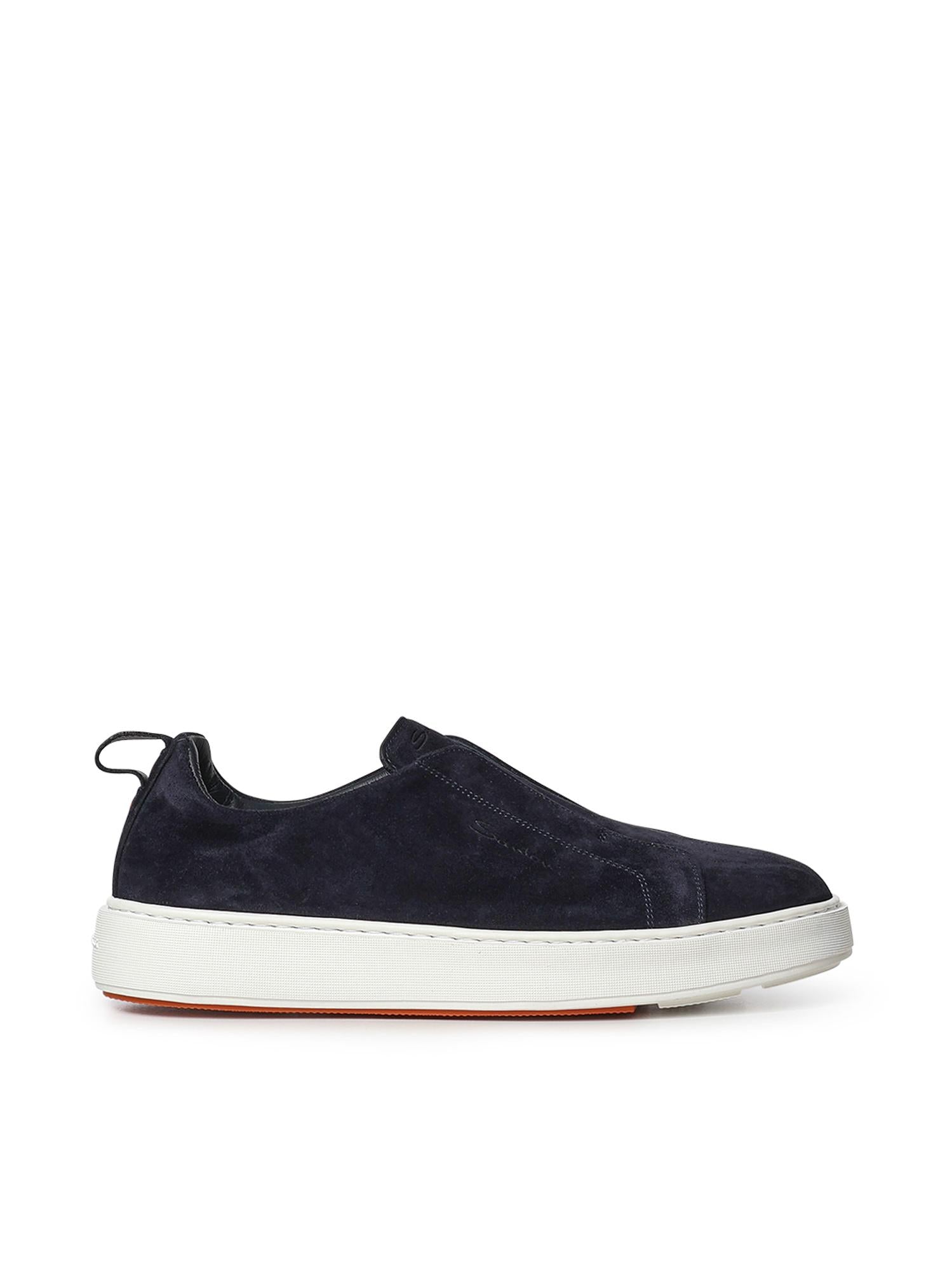 Sneaker slip-on in suede MBCD21995BART SEYU60 SANTONI 