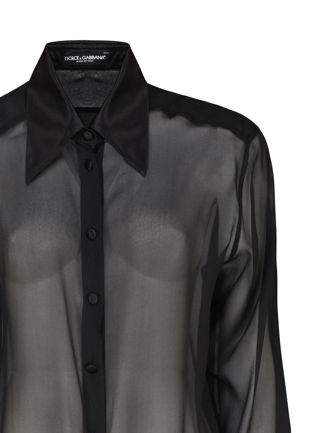 Camicia in chiffon di seta F5R42T FU1ATN0000 DOLCE & GABBANA 