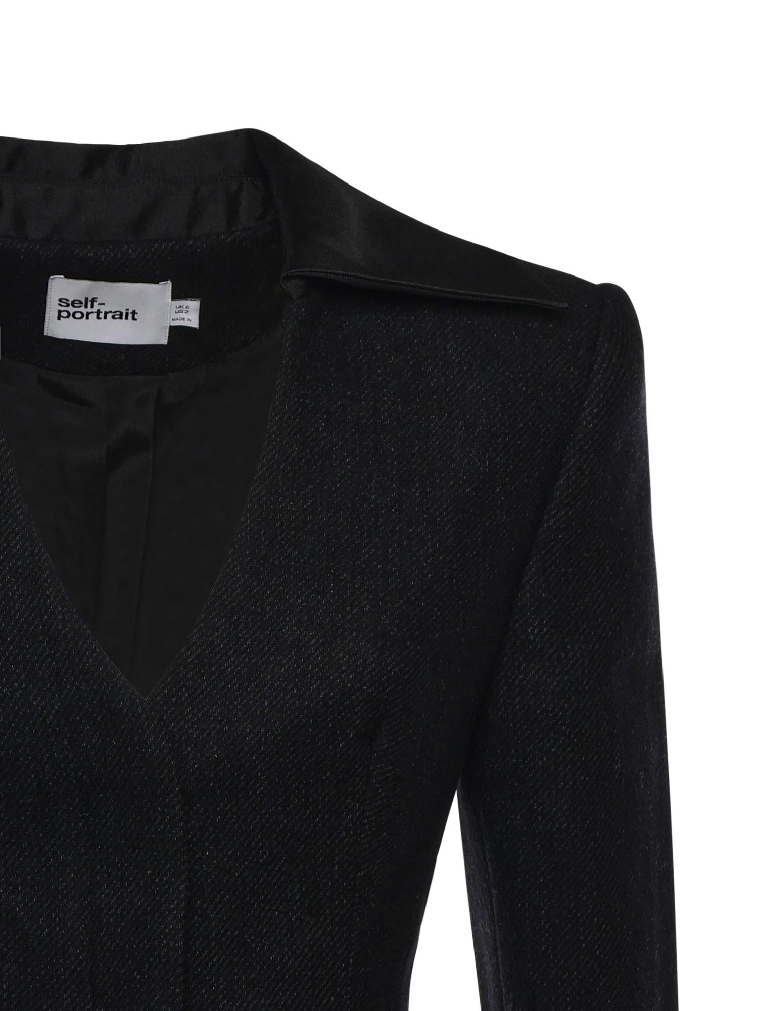 Mini abito blazer RS26041S B SELF-PORTRAIT 