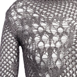 Miniabito in maglia stramata DA565 M01043D961 DONDUP 