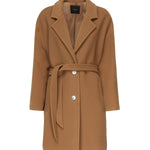 Cappotto monopetto in misto lana 105685 A2SML33 PINKO 