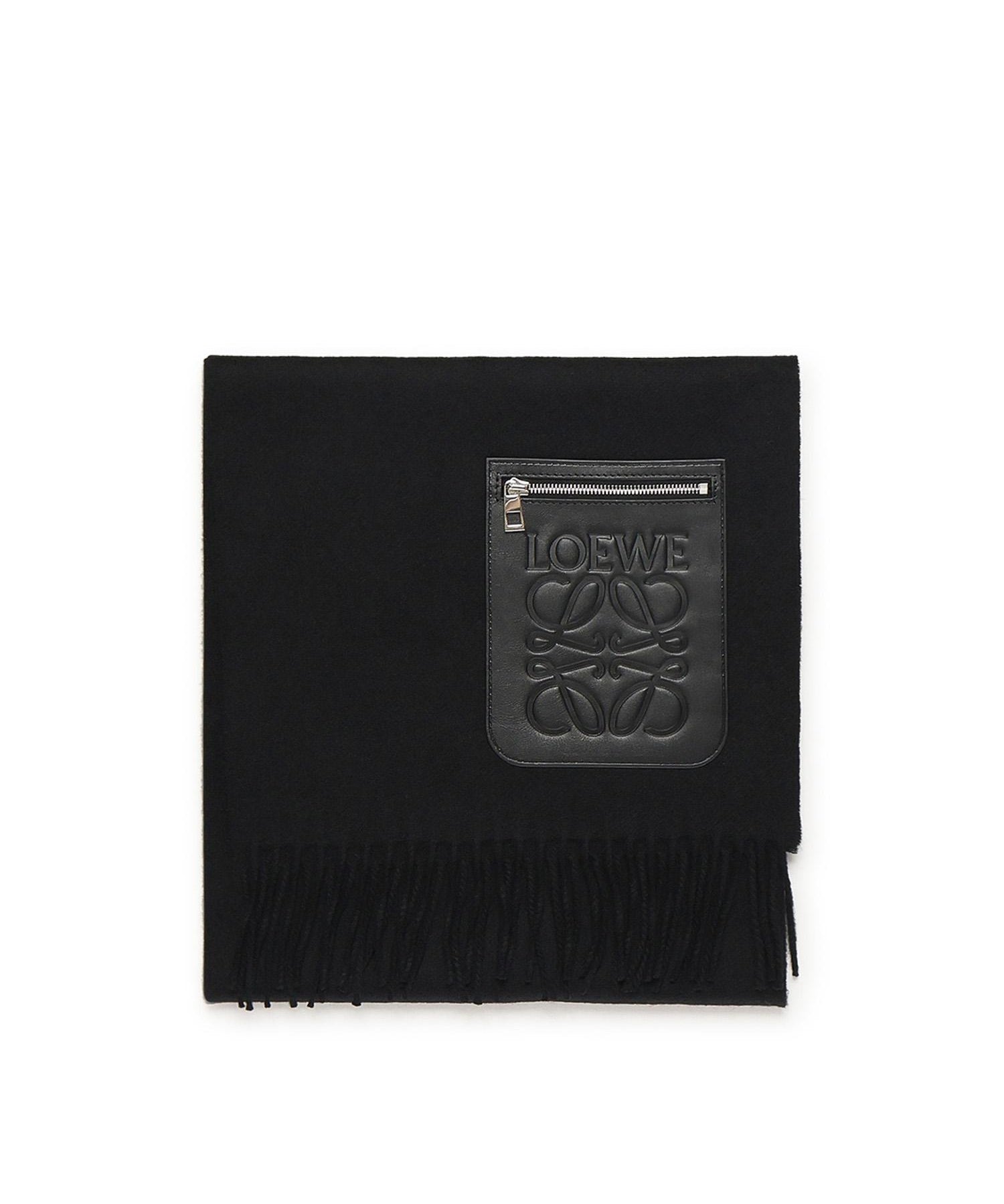 Sciarpa in lana e cashmere FSA5SS1W01 1100 LOEWE 