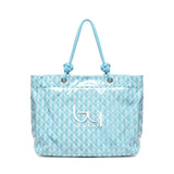 Shopper Aruba in PVC BYBS38A01A TURQUOISE BY BYBLOS 