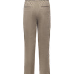 Pantaloni in cotone con pinces PT005V2 BEI BONSAI 