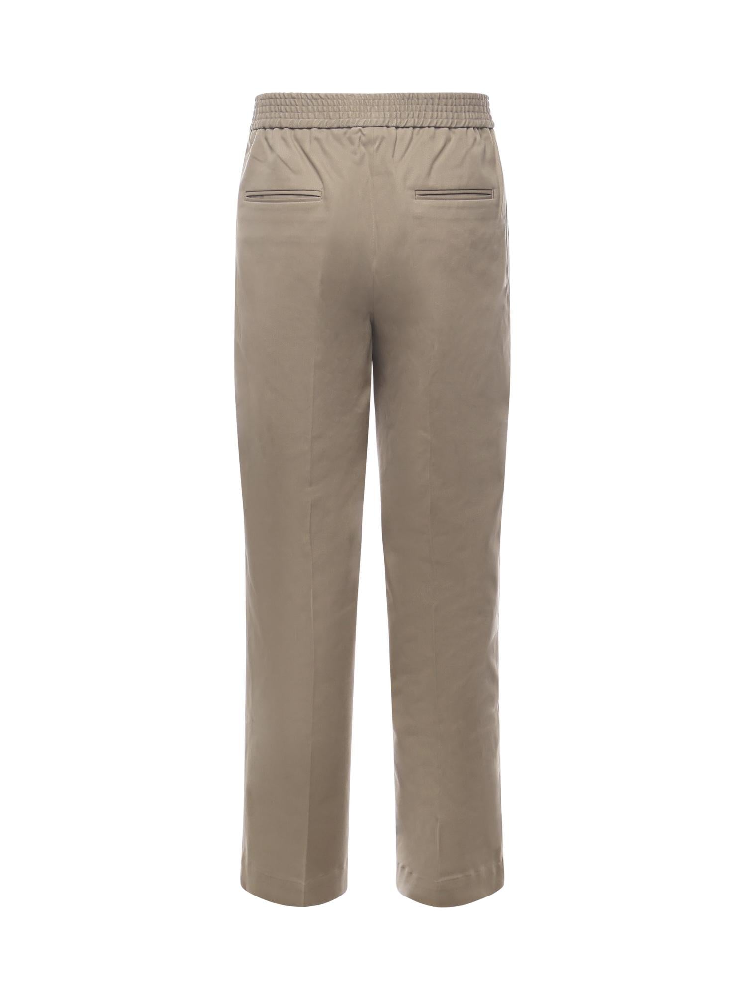 Pantaloni in cotone con pinces PT005V2 BEI BONSAI 