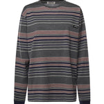 T-shirt in jersey a righe MJLA18 18ZVF0R3S MIU MIU 