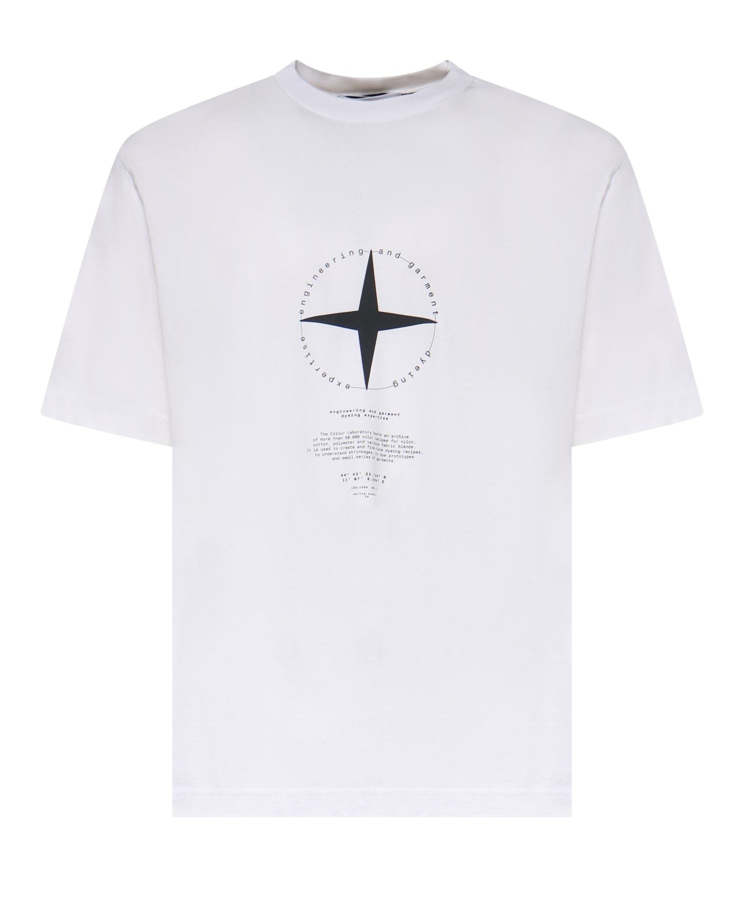 T-shirt con stampa 'Light Compass' L1S152100001 S0363V0001 STONE ISLAND 