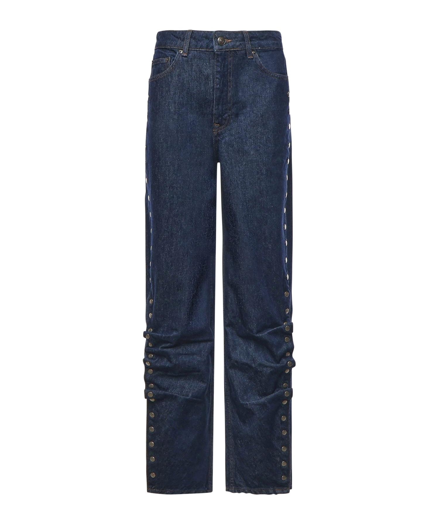 Jeans a gamba larga con bottoni 114816 D03 ROTATE 