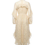 Abito in pizzo con volant Memento 5202DF252 CRM ZIMMERMANN 