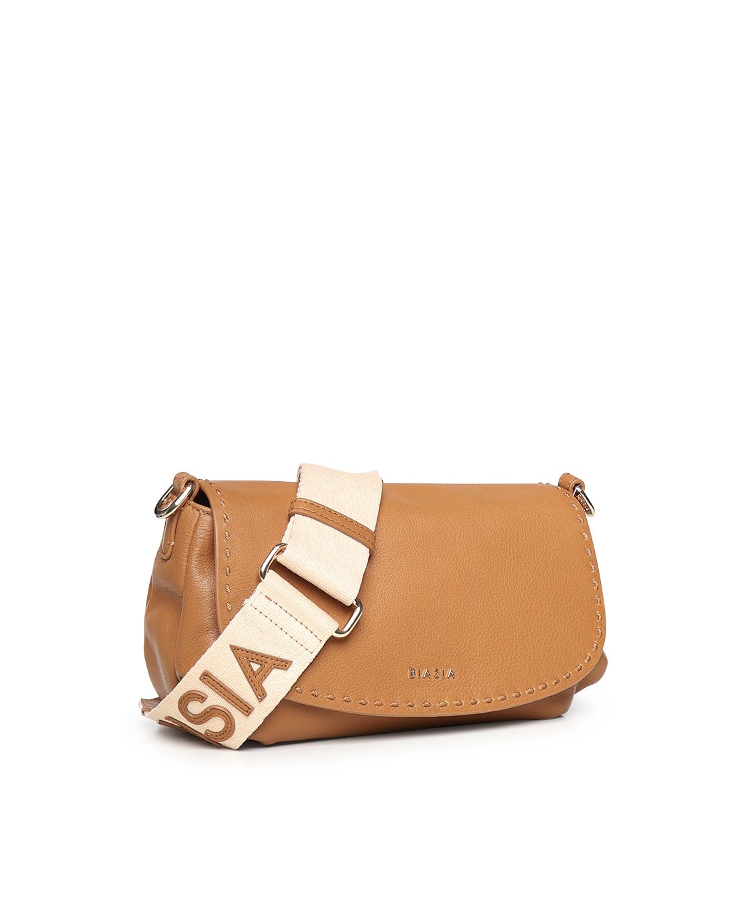 Borsa a spalla in pelle BIBP9VJ01 CUOIO BIASIA 