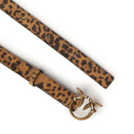 Cintura con stampa leopardata in pelle 100143 A32AM35Q PINKO 